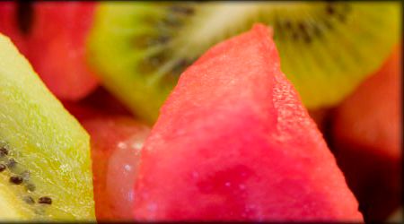 Frutas Los Cisnes trozos de kiwi con sandia